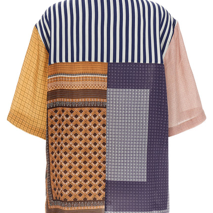 Marine Serre Multicolor Silk Blouse