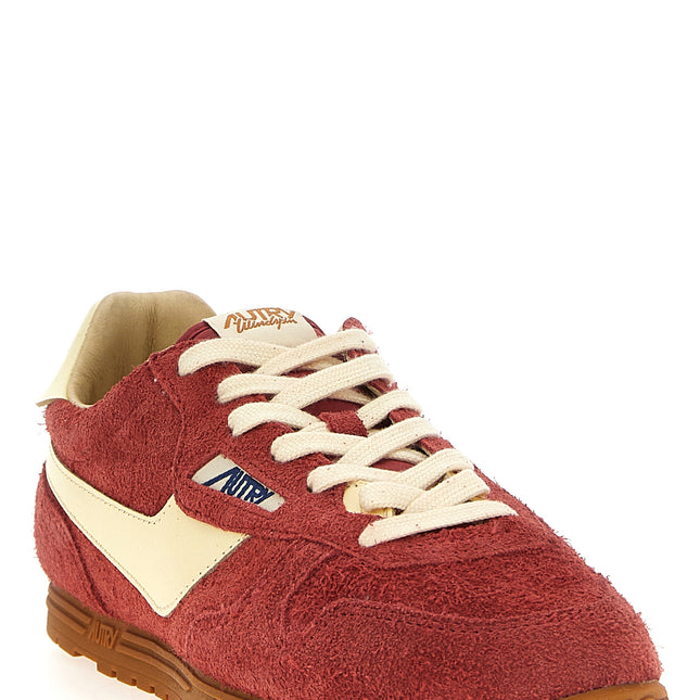 Autry Multicolor Leather Low Top Sneakers