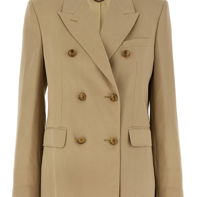 Golden Goose Beige Virgin Wool Blazer