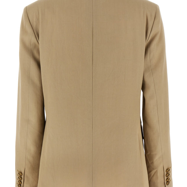 Golden Goose Beige Virgin Wool Blazer