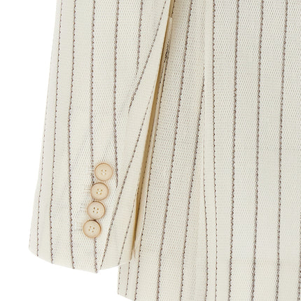 Max Mara White Cotton Blazer