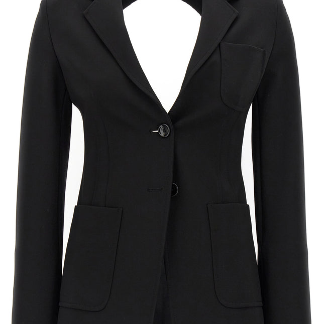 Max Mara Black Viscose Blazer