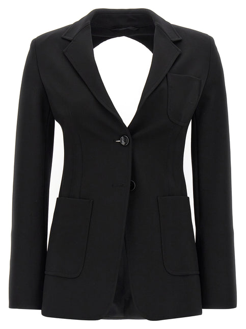 Max Mara Black Viscose Blazer