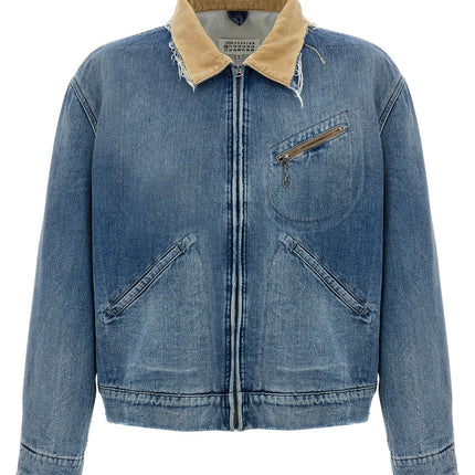 Maison Margiela Blue Cotton Denim Jacket
