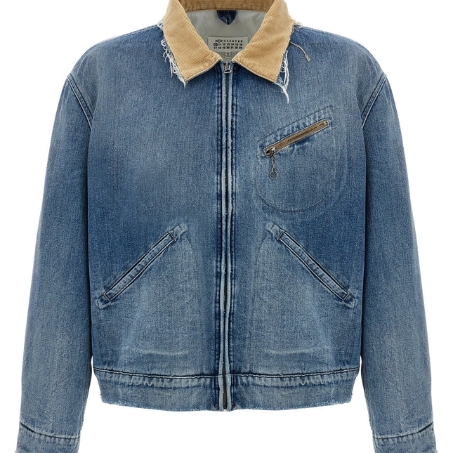Maison Margiela Blue Cotton Denim Jacket