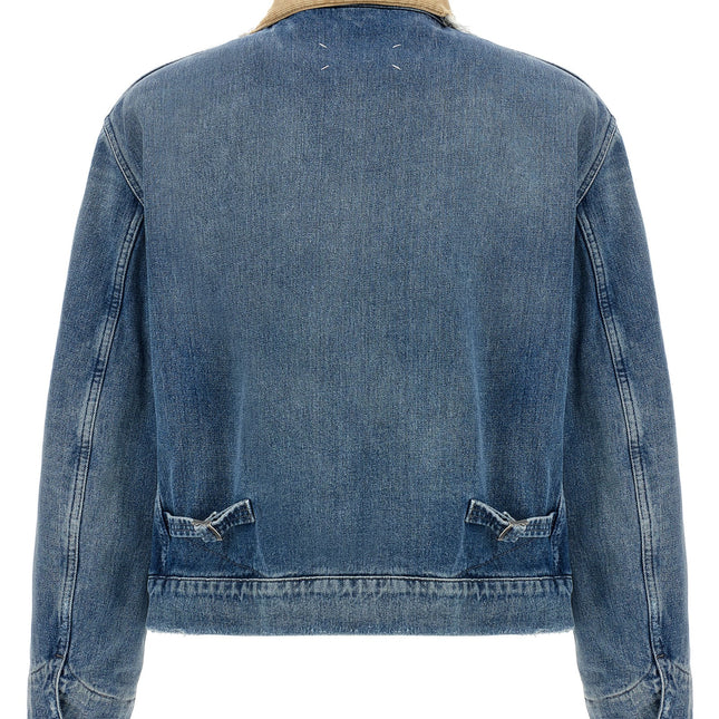 Maison Margiela Blue Cotton Denim Jacket
