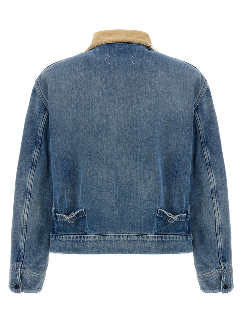 Maison Margiela Blue Cotton Denim Jacket