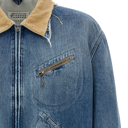Maison Margiela Blue Cotton Denim Jacket