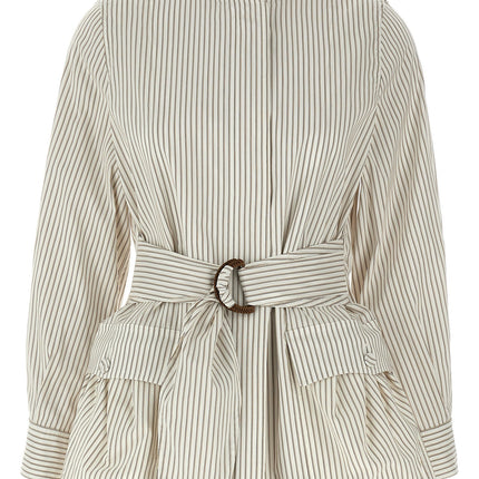 Fendi White Cotton Shell Jacket