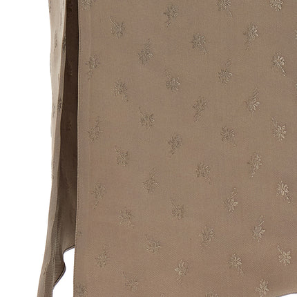 Fendi Gray Silk Midi Dress