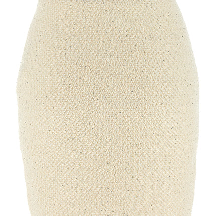 Self-Portrait Bicolor Cotton Long Skirt