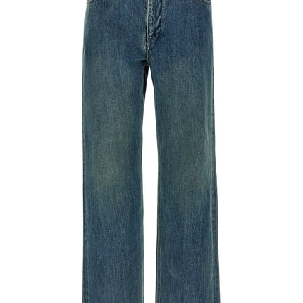 Jil Sander Blue Cotton Slim Fit Jeans