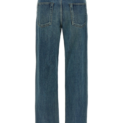 Jil Sander Blue Cotton Slim Fit Jeans