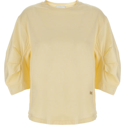 NUDE Beige Cotton T-Shirt