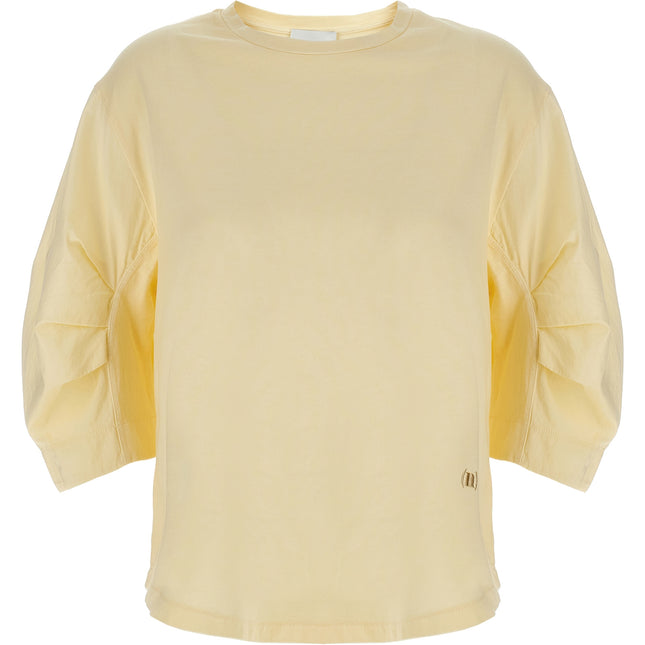 NUDE Beige Cotton T-Shirt