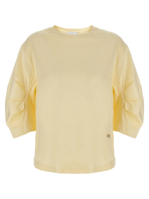 NUDE Beige Cotton T-Shirt