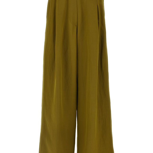 Dries Van Noten Bicolor Wool Casual Pants