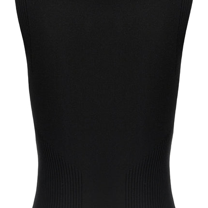 Marine Serre Black Viscose Tank Tops