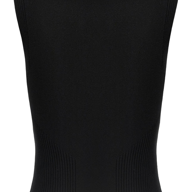 Marine Serre Black Viscose Tank Tops