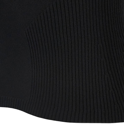 Marine Serre Black Viscose Tank Tops