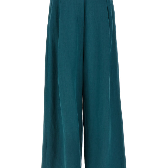 Dries Van Noten Bicolor Wool Casual Pants
