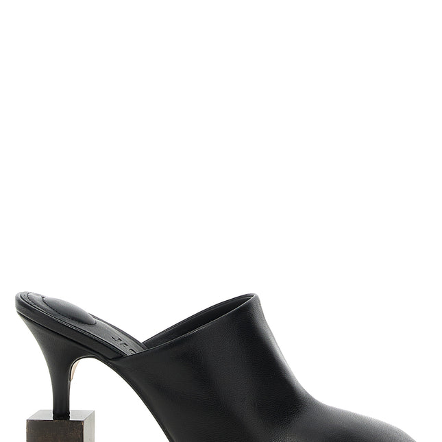 Jacquemus Black Lamb Leather High Heel Pumps