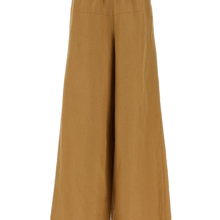Max Mara Brown Flax Casual Pants