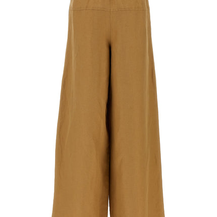 Max Mara Brown Flax Casual Pants