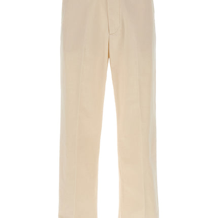Valentino Garavani Beige Cotton Casual Pants