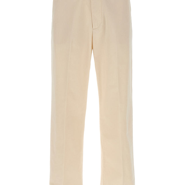 Valentino Garavani Beige Cotton Casual Pants