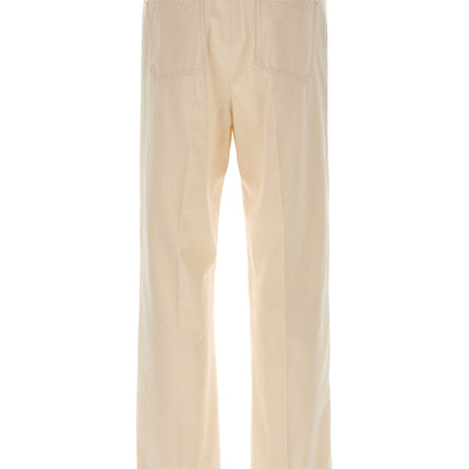 Valentino Garavani Beige Cotton Casual Pants