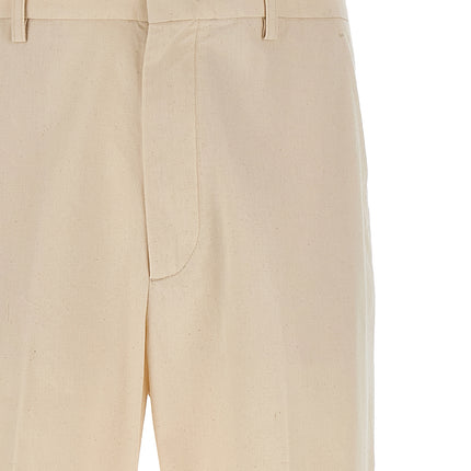 Valentino Garavani Beige Cotton Casual Pants