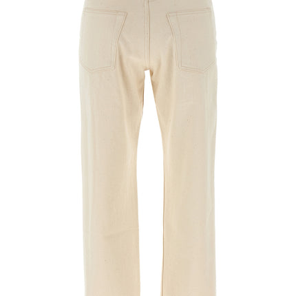 Jil Sander Beige Cotton Jeans Denim