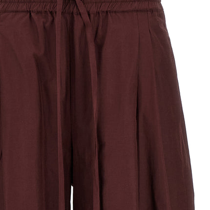 The Andamane Bordeaux Polyester Casual Pants