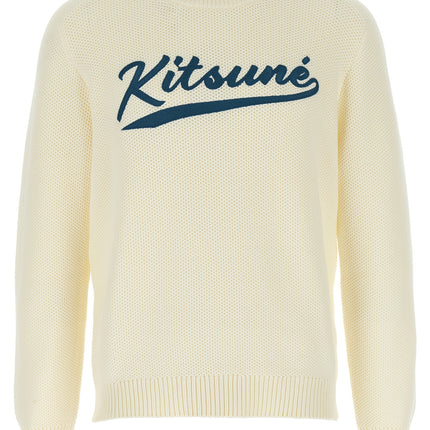 Maison Kitsuné White Cotton Cardigan