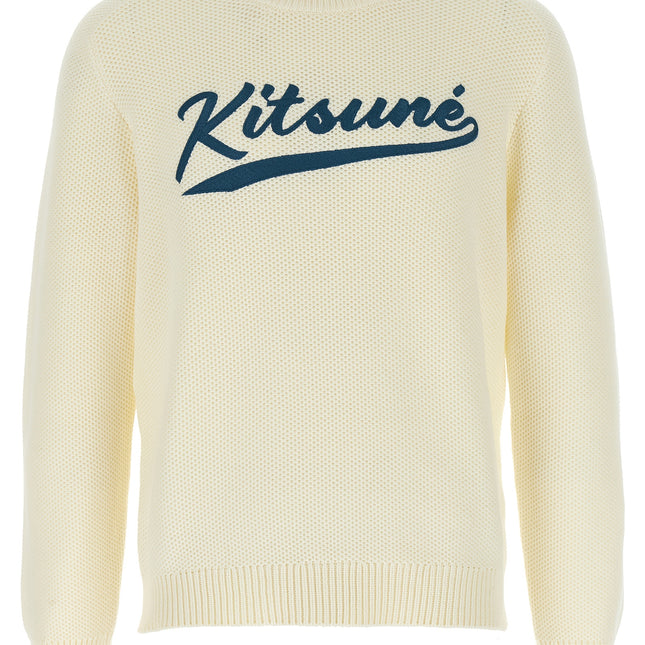 Maison Kitsuné White Cotton Cardigan