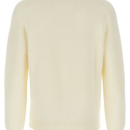 Maison Kitsuné White Cotton Cardigan