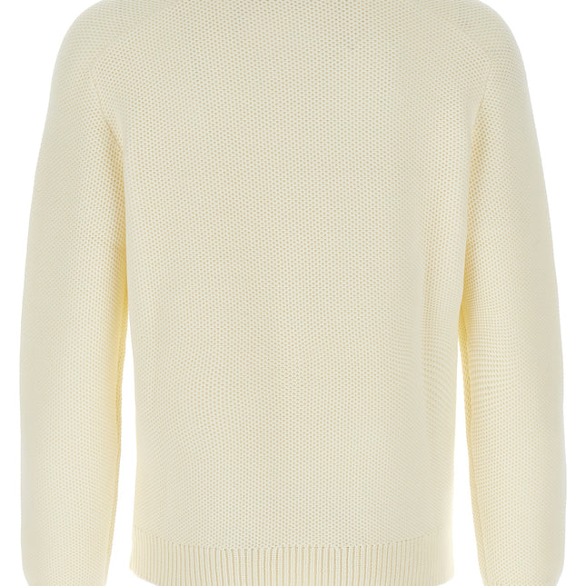 Maison Kitsuné White Cotton Cardigan