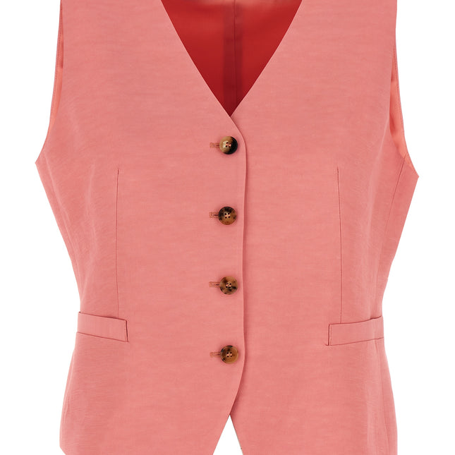 Alberto Biani Multicolor Viscose Sleeveless Jacket