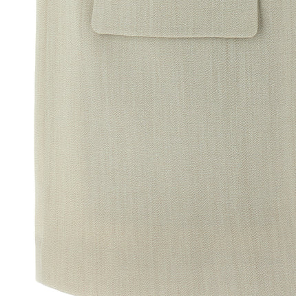 Golden Goose Beige Virgin Wool Sleeveless Jacket