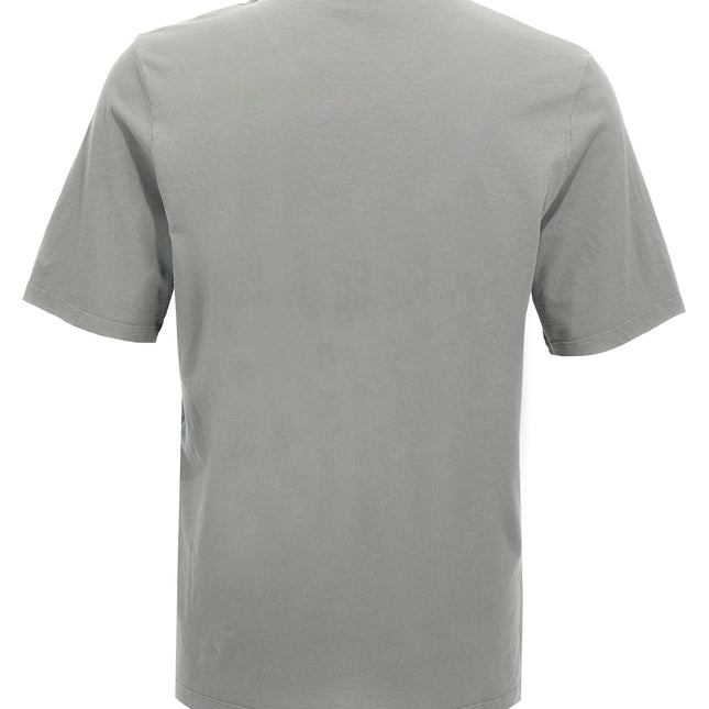 Saint Laurent Gray Cotton T-Shirt