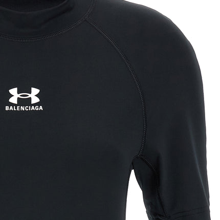 Balenciaga Black Polyester T-Shirt