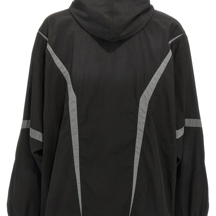 Balenciaga Black Polyester Shell Jacket