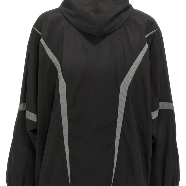 Balenciaga Black Polyester Shell Jacket