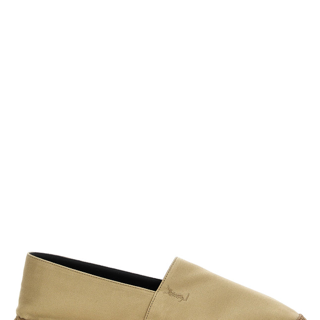Saint Laurent Beige Cotton Espadrilles