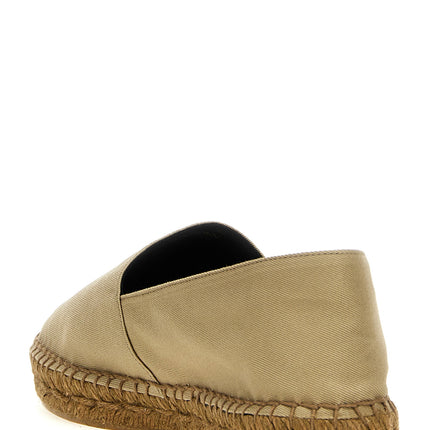 Saint Laurent Beige Cotton Espadrilles