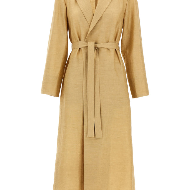 Max Mara Beige Fluorofiber Coat