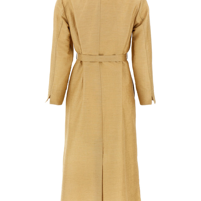Max Mara Beige Fluorofiber Coat