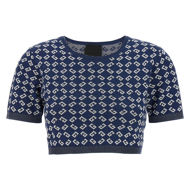 Givenchy Blue Viscose T-Shirt