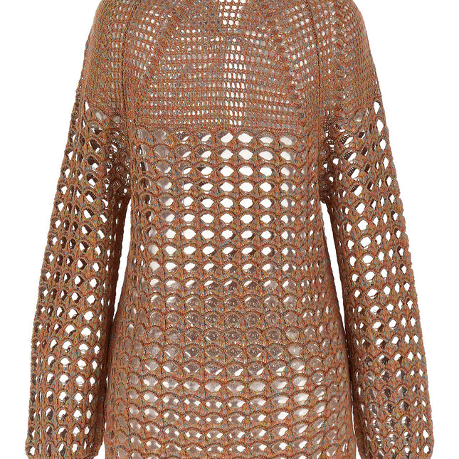 Valentino Garavani Multicolor Linen Cardigan